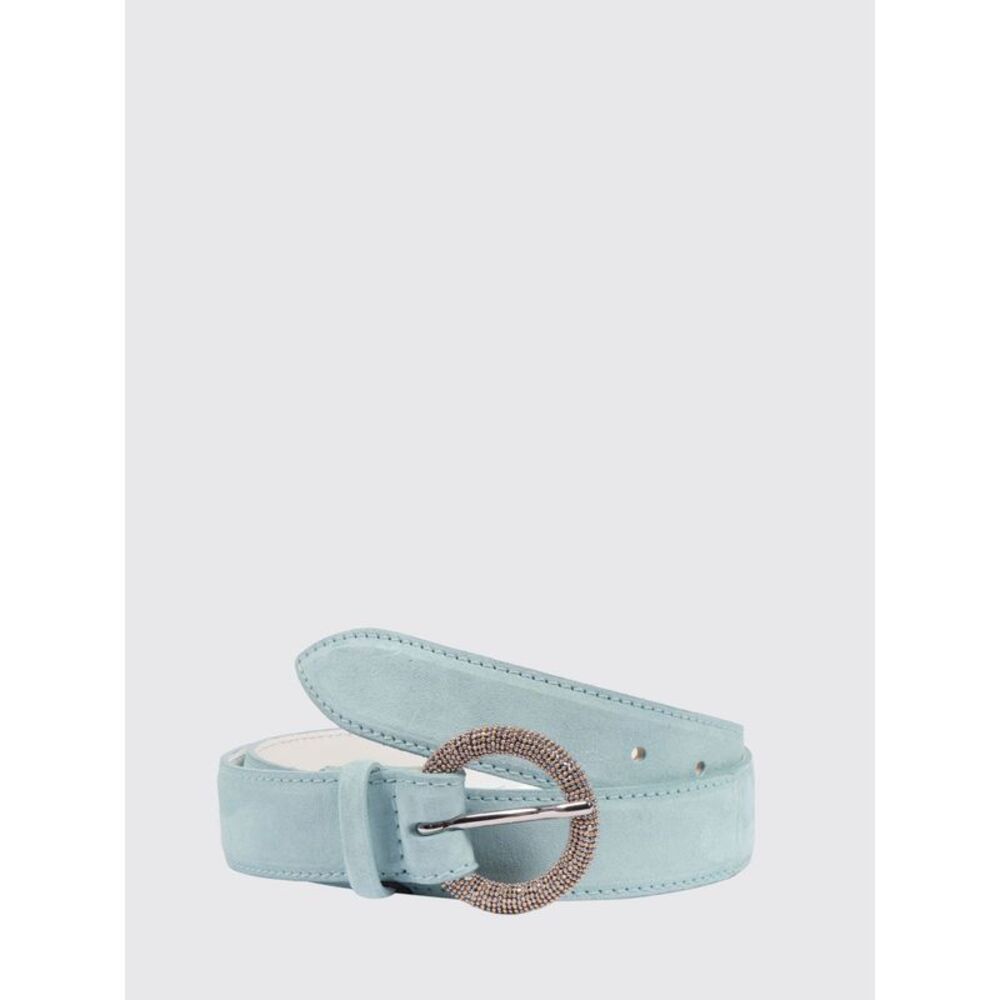 Orciani Belt Woman Gnawed Blue